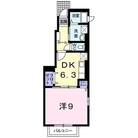 プラシードの物件間取画像